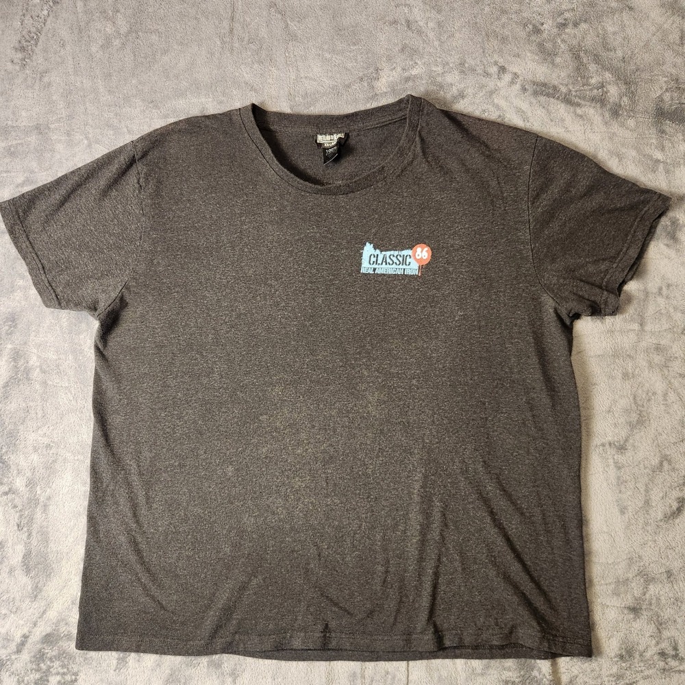 Return to Sender Mens XXL Charcoal Grey Hot Rod Car Graphic T-Shirt Vintage 86
